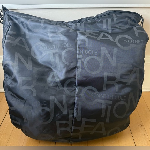 Kenneth Cole Reaction | Black Logo Tote | Like New - Picture 3 of 5